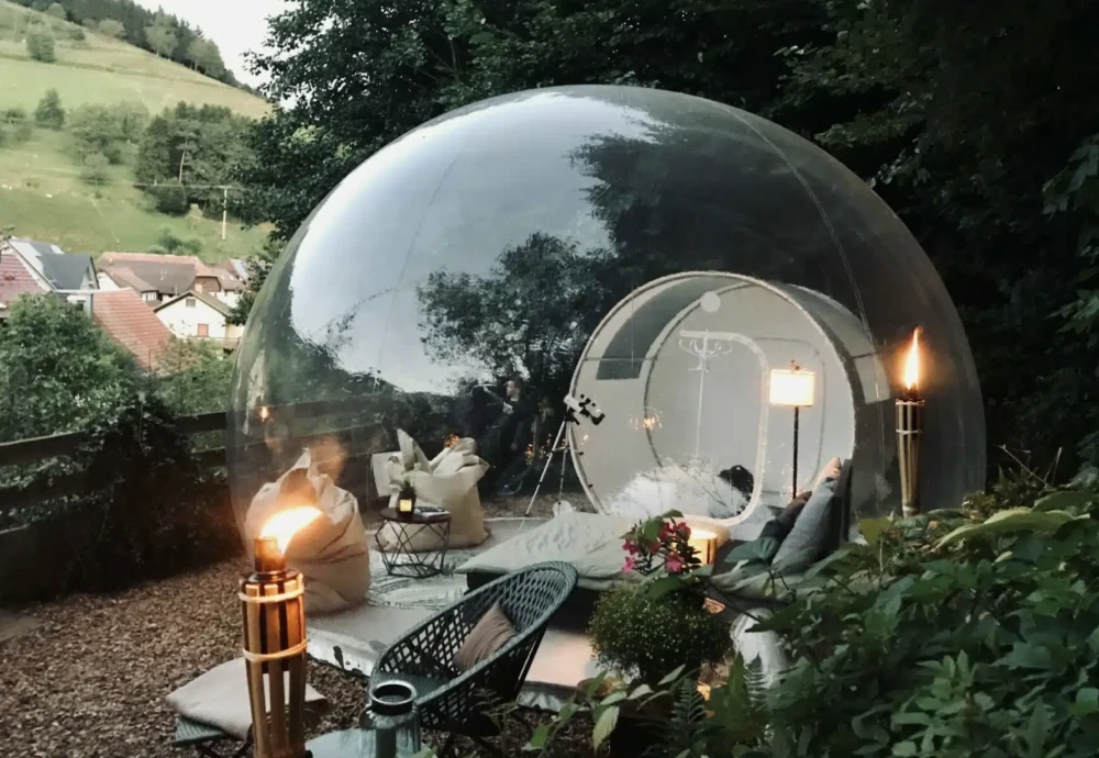 transparent igloo tent