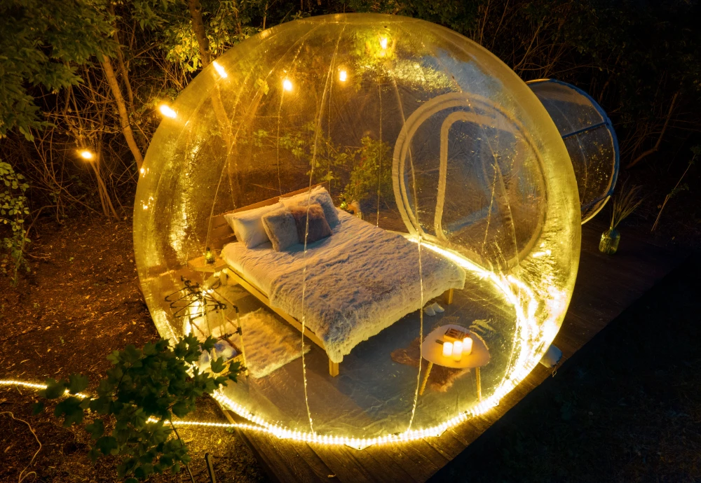 inflatable transparent dome tent