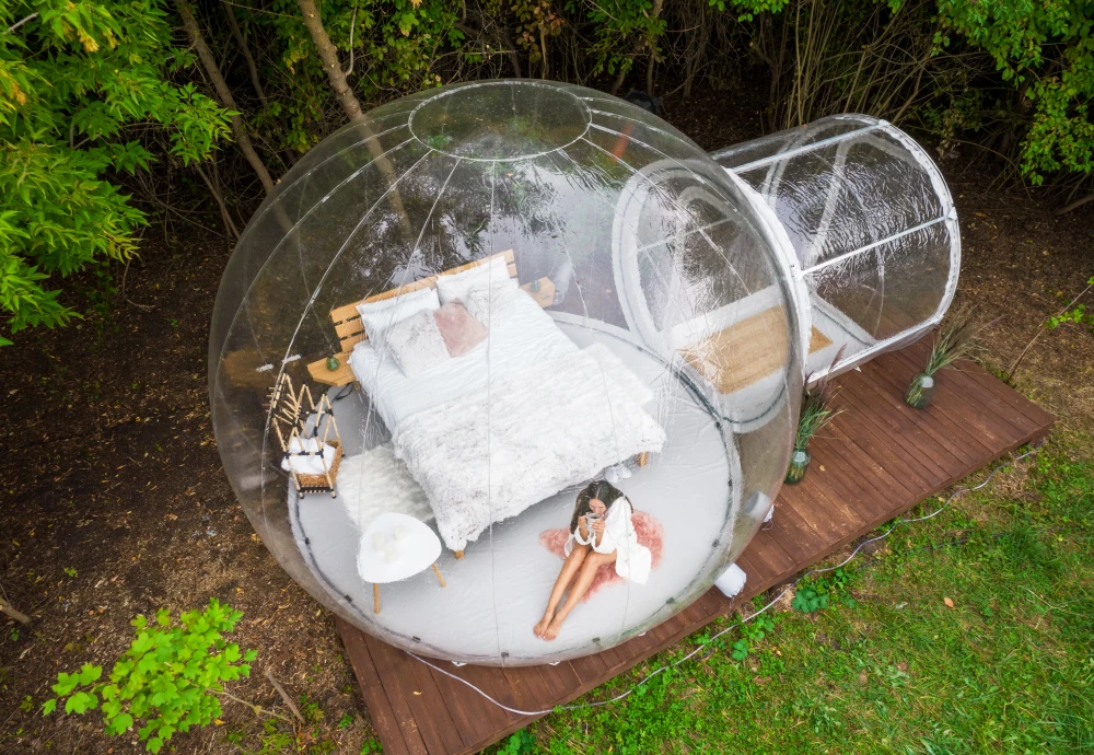 transparent igloo tent